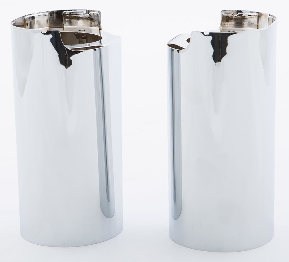 UPPER FORK TUBE COVERS CHROME TOURING 14-UP - Image 1