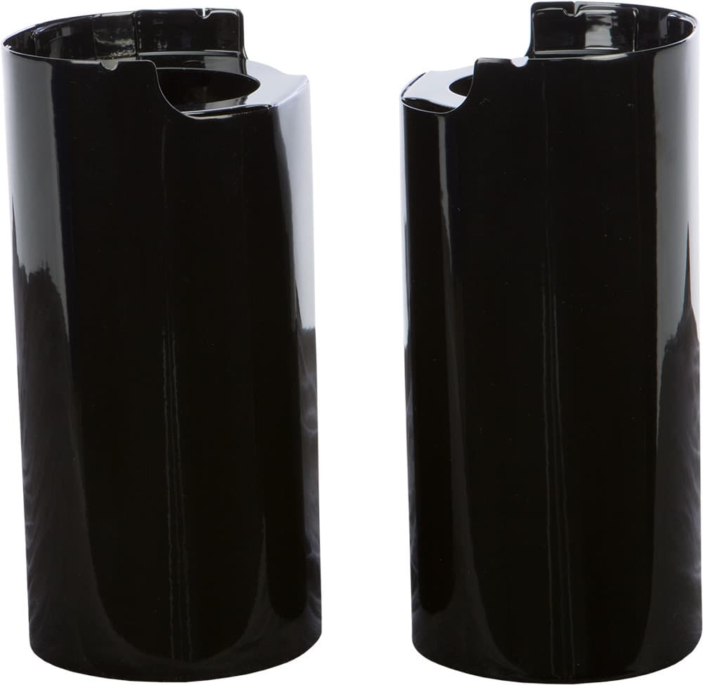 UPPER FORK TUBE COVERS BLACK TOURING 14-UP - Image 1