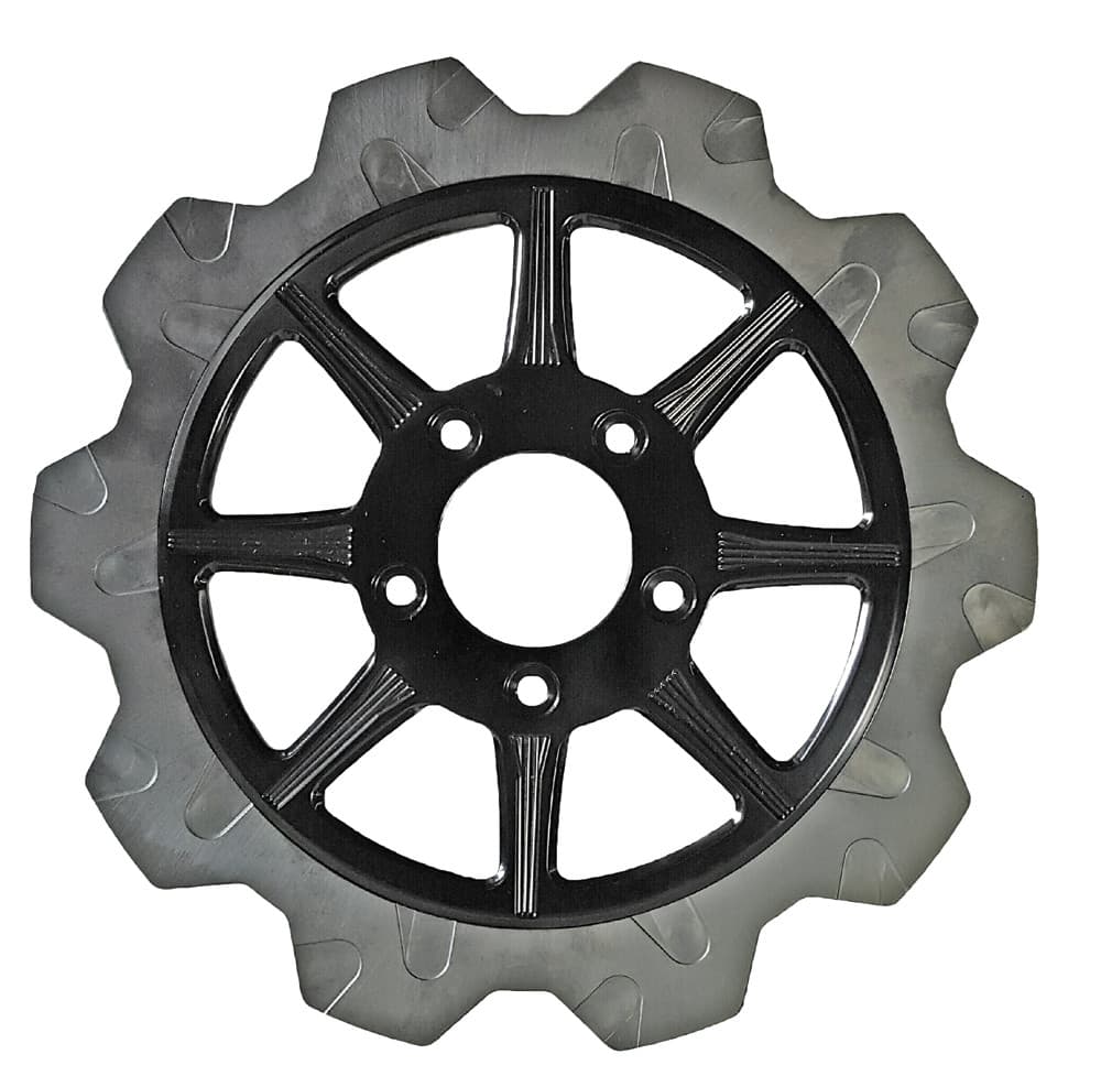 HIGH CARBON STEEL PHOENIX FRONT ROTOR BLACK 11.5" - Image 1