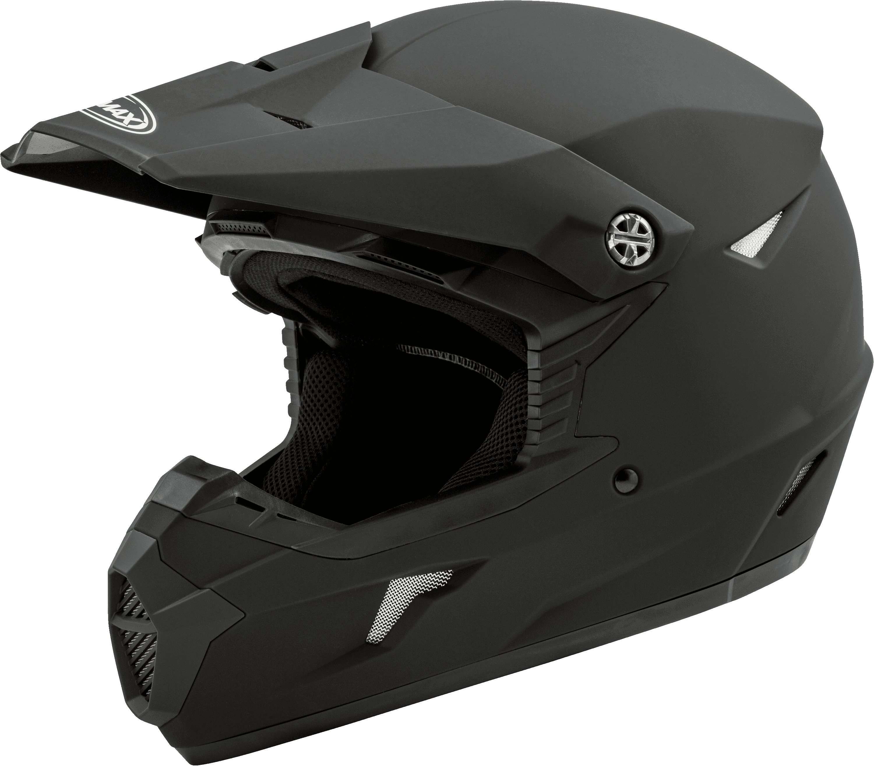 YOUTH MX-46Y OFF-ROAD HELMET MATTE BLACK YL - Image 1