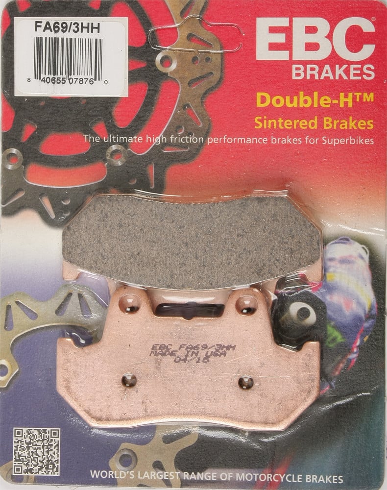 BRAKE PADS FA69/3HH DOUBLE-H SINTERED