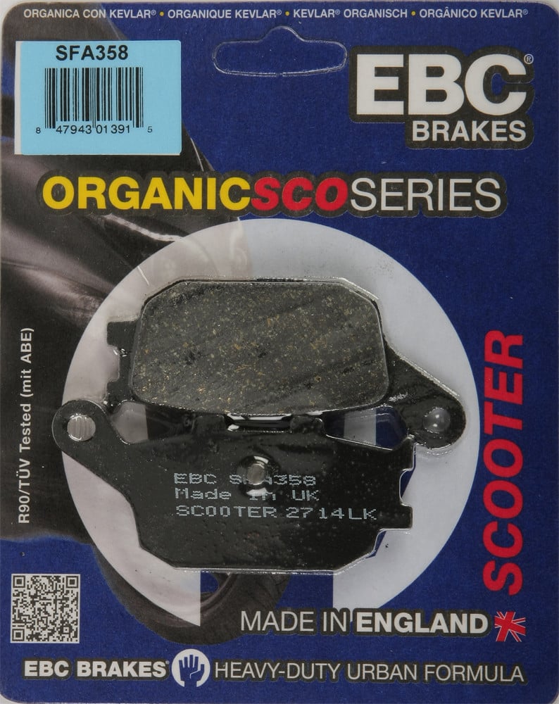 BRAKE PADS SFA358 ORGANIC