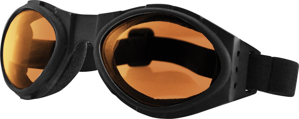 BUGEYE SUNGLASSES BLACK W/AMBER LENS