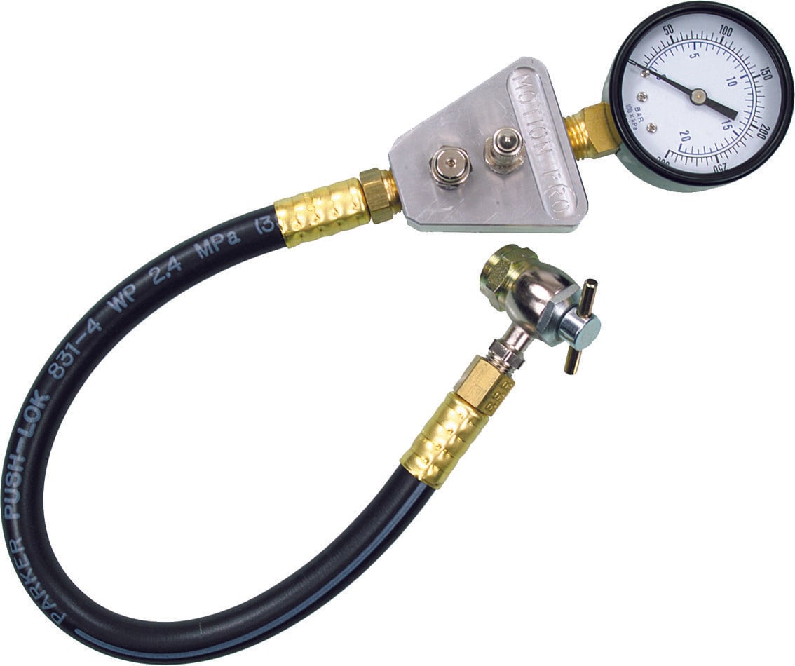 PRESSURIZING SHOCK GAUGE SCHRA DER VALVE TYPE