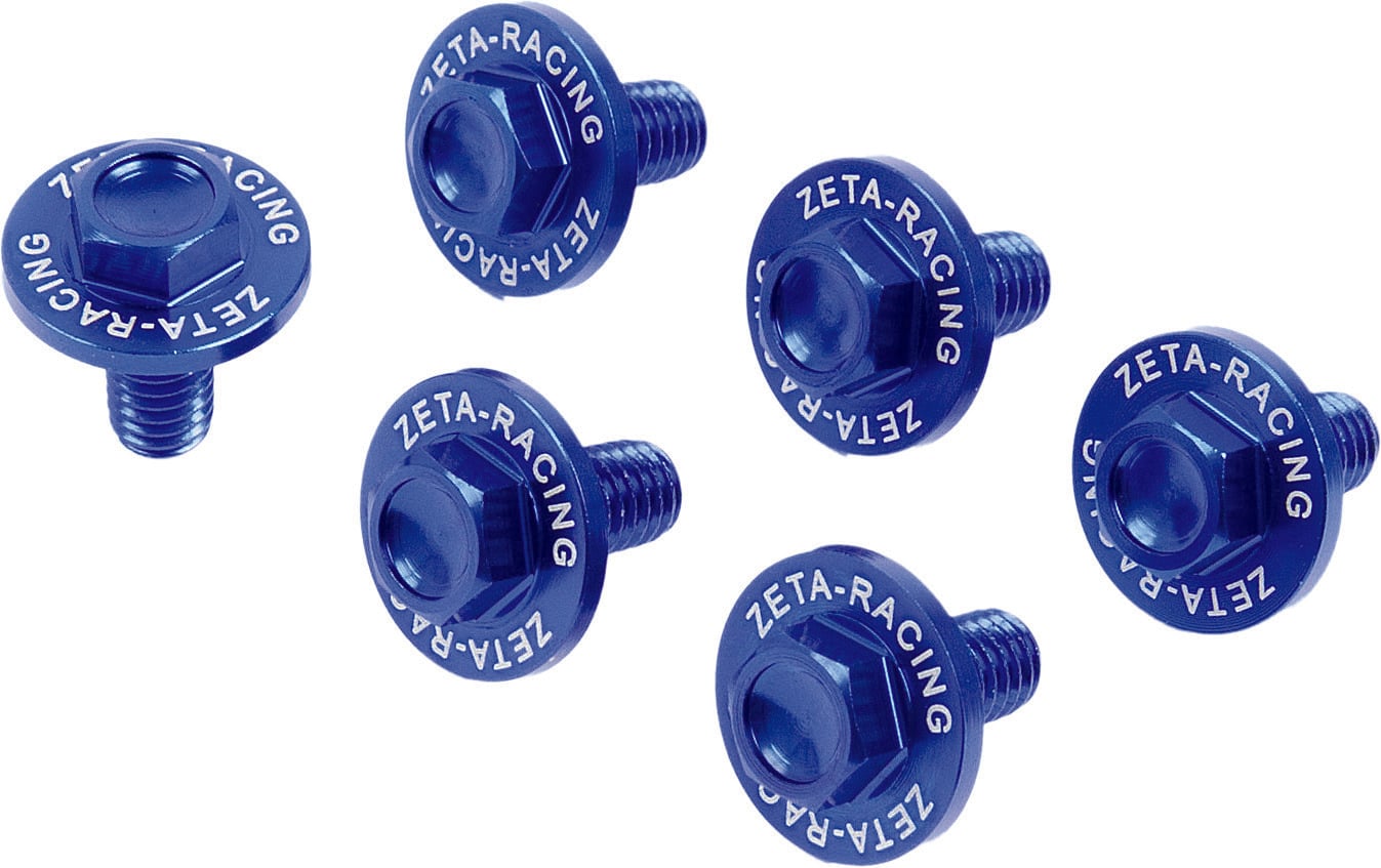 FORK GUARD BOLT KAW BLUE