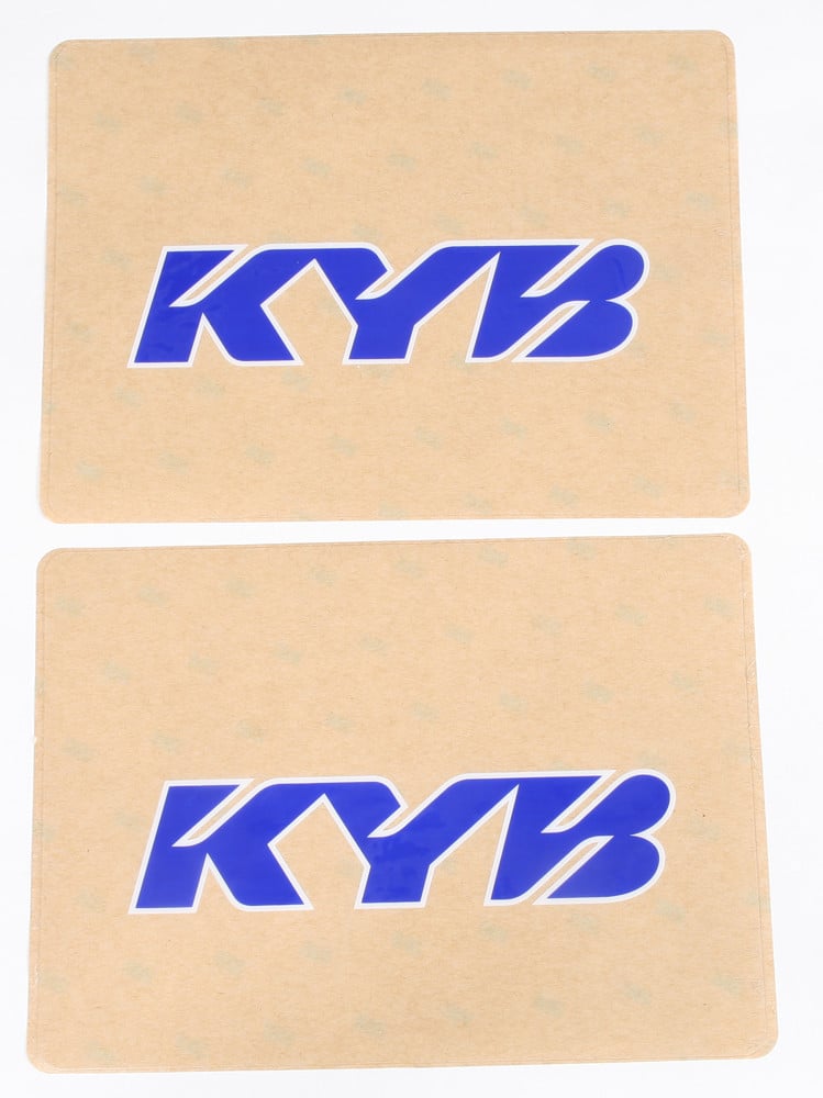UPPER FORK DECAL KYB BLUE
