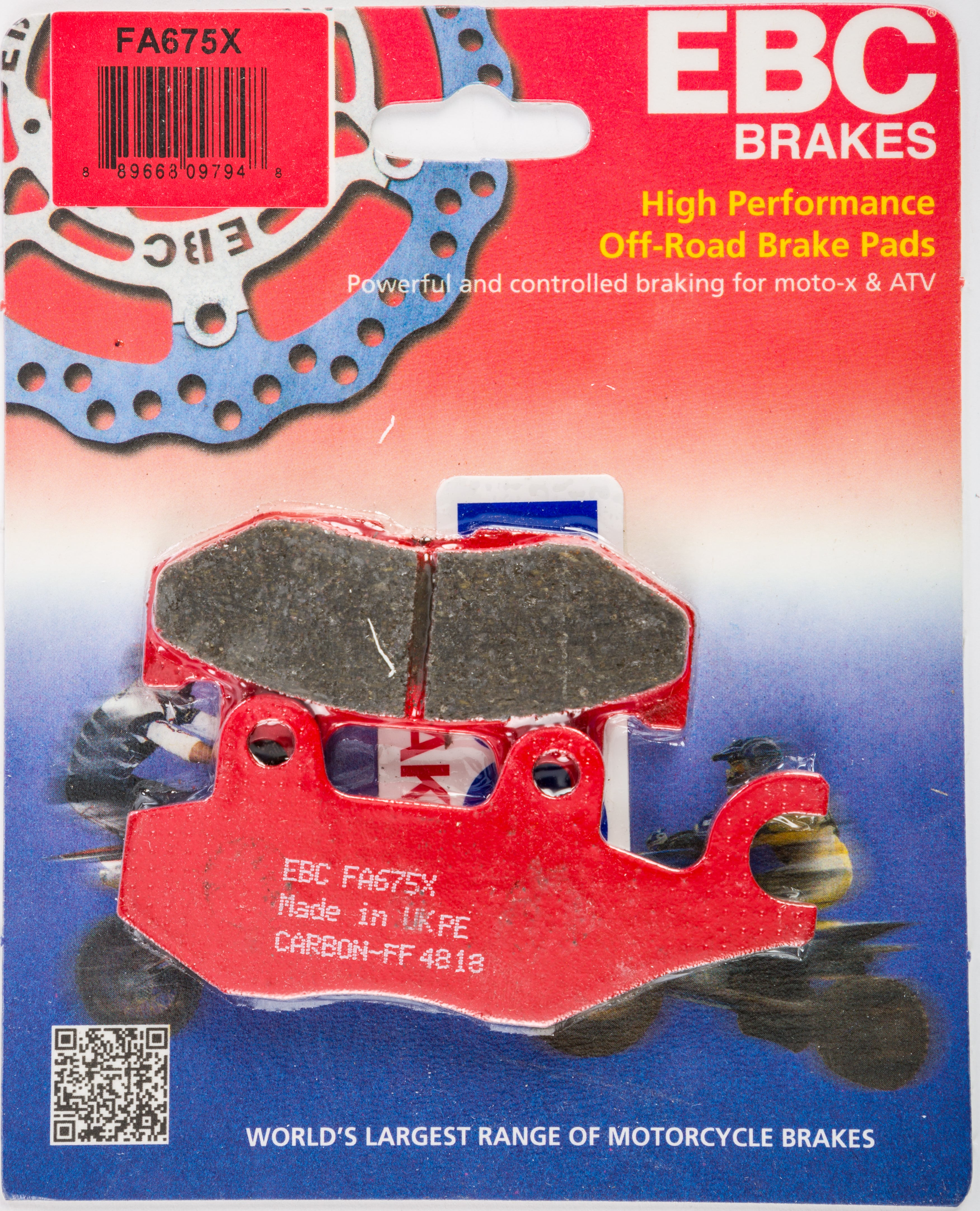 BRAKE PADS FA675X CARBON X SERIES