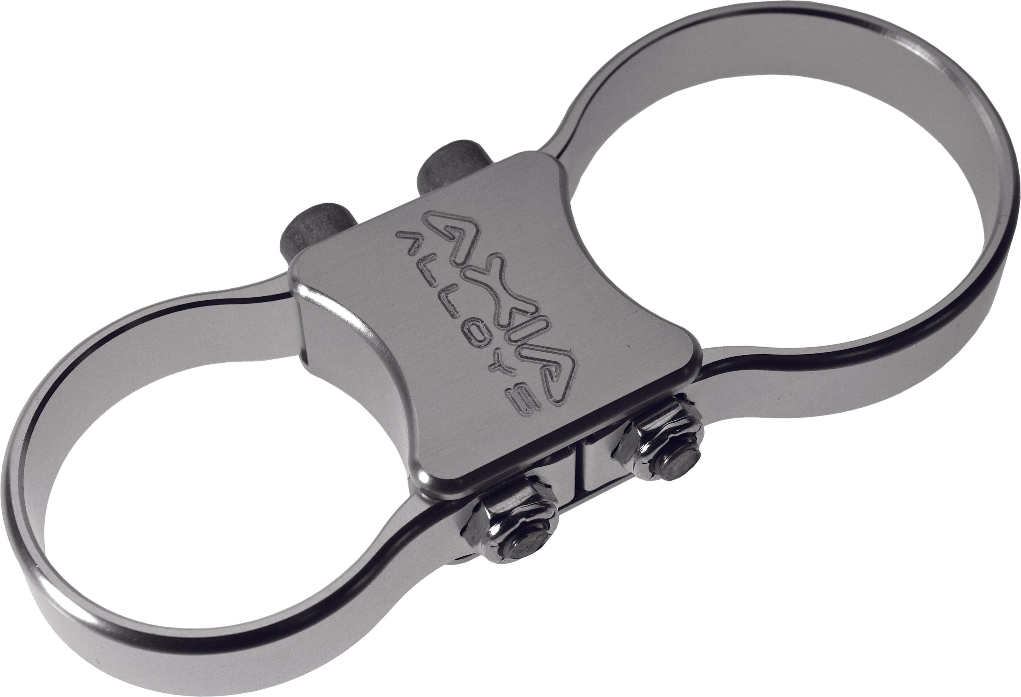 SHOCK RESERVOIR MOUNT SILVER 2 CLAMPS NEEDED